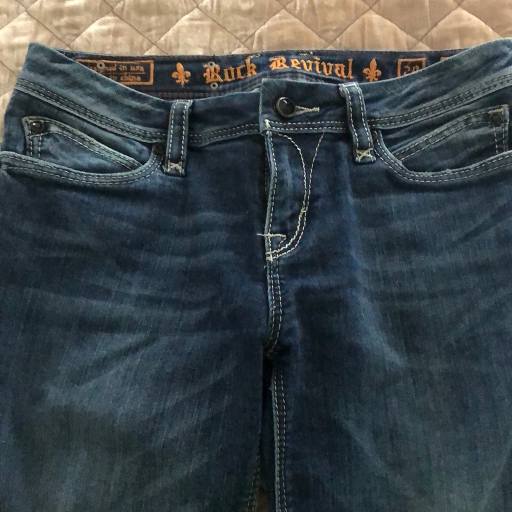 Rock Revival “Charlotte” jeans .. dark denim